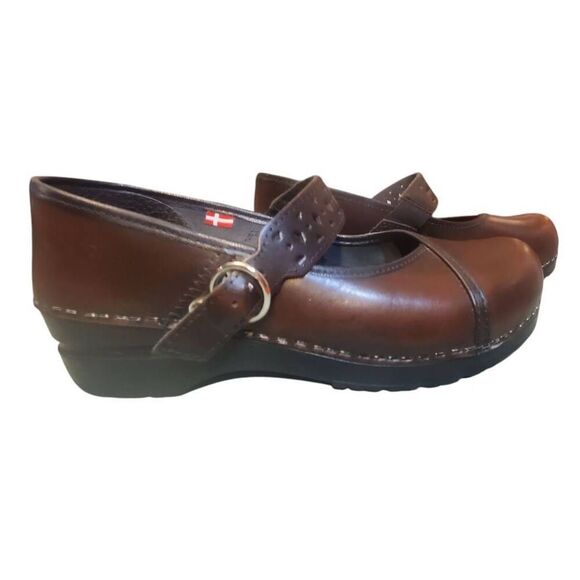 Sanita Women's Alyssa Mary Jane Original Danish Clogs Shoes Size 39, US 8 - Picture 3 of 13